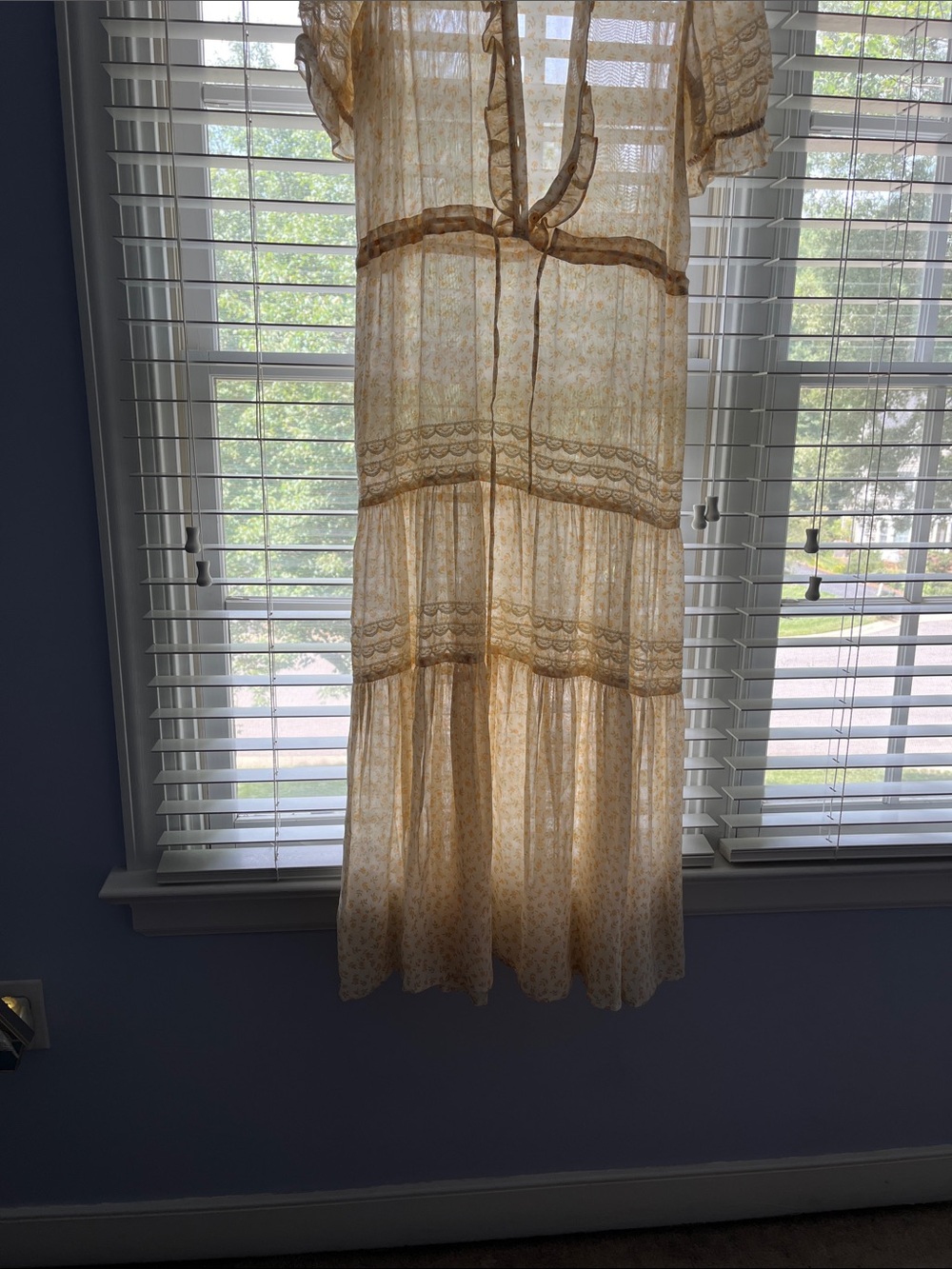 🎀Christy Dawn ELLE🎀Floral Tiered Maxi Dress! EUC! XS! RARE! - Picture 10 of 11